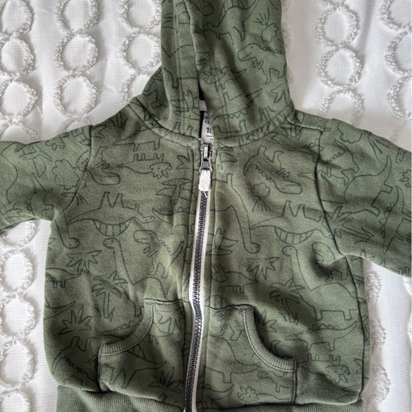 Carter's Other - Carter's Green Dinosaur Hoodie Set